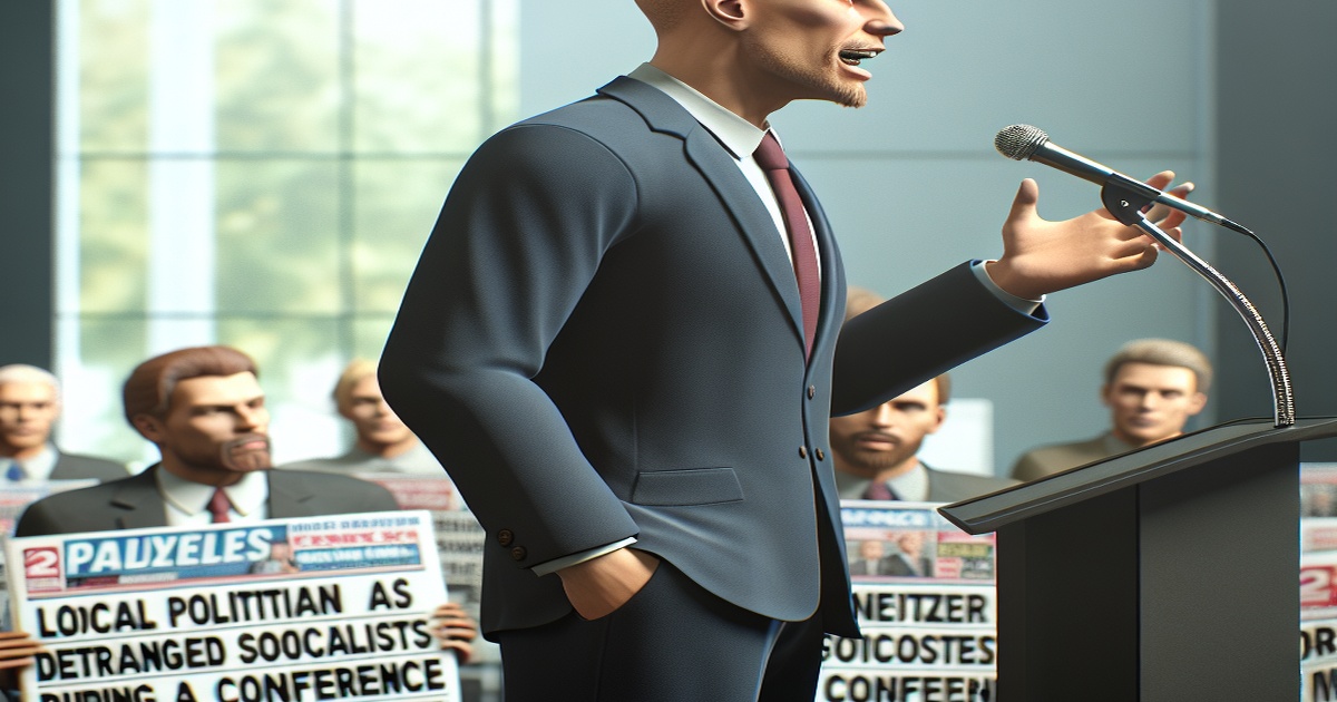 Main image to the post Lee Anderson Criticizes Protesters as "Deranged Socialists" During Reform UK Conference