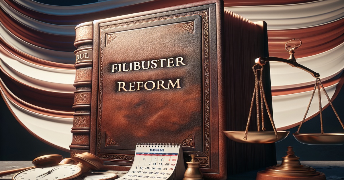 Main image to the post Democrats Eye Filibuster Reform After 2024 Election
