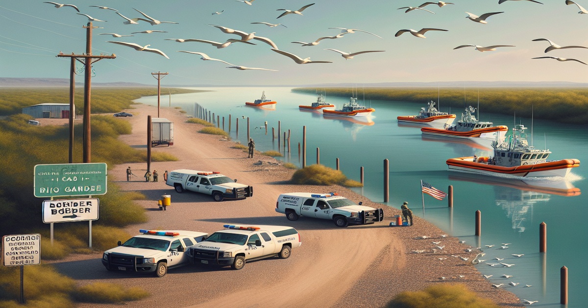 Main image to the post Border Patrol Encounters Fewer People, Coast Guard Increases Presence Along Rio Grande
