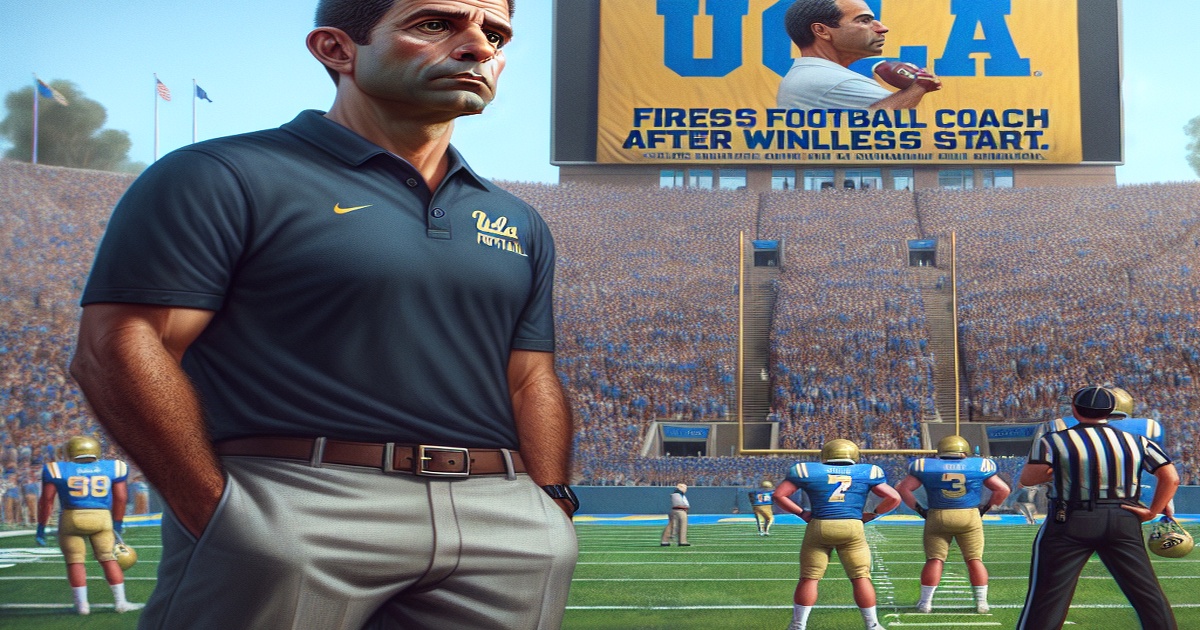 UCLA Fires Football Coach DeShaun Foster After Winless Start