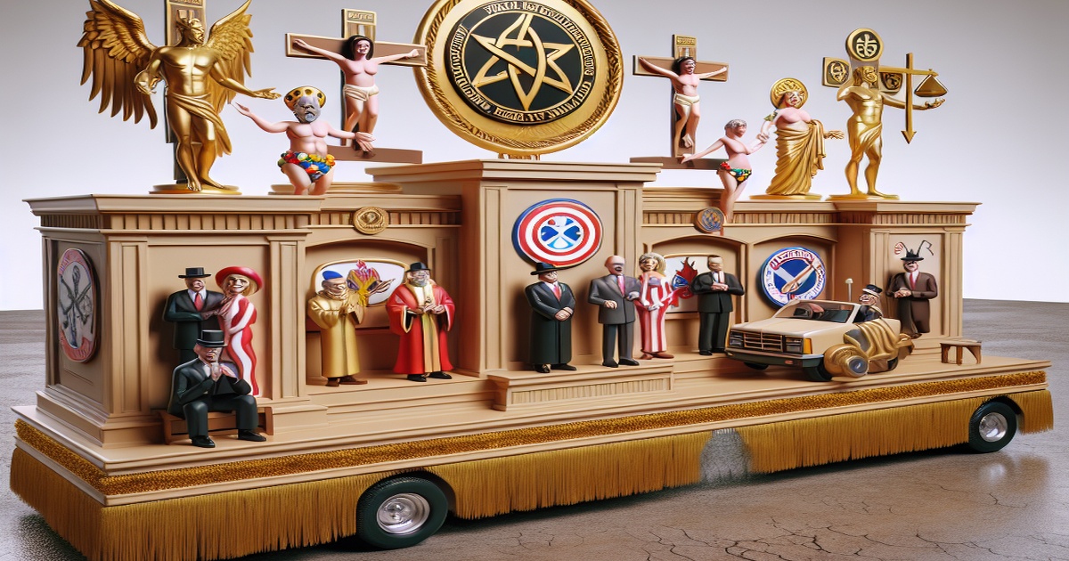 Main image to the post Satirical Parade Float Linking Jesus to Church Abuse Sparks Outrage
