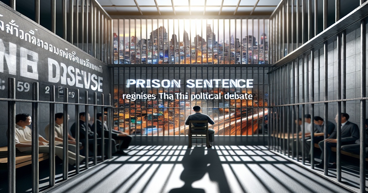 Thaksin's Prison Sentence Reignites Thai Political Debate