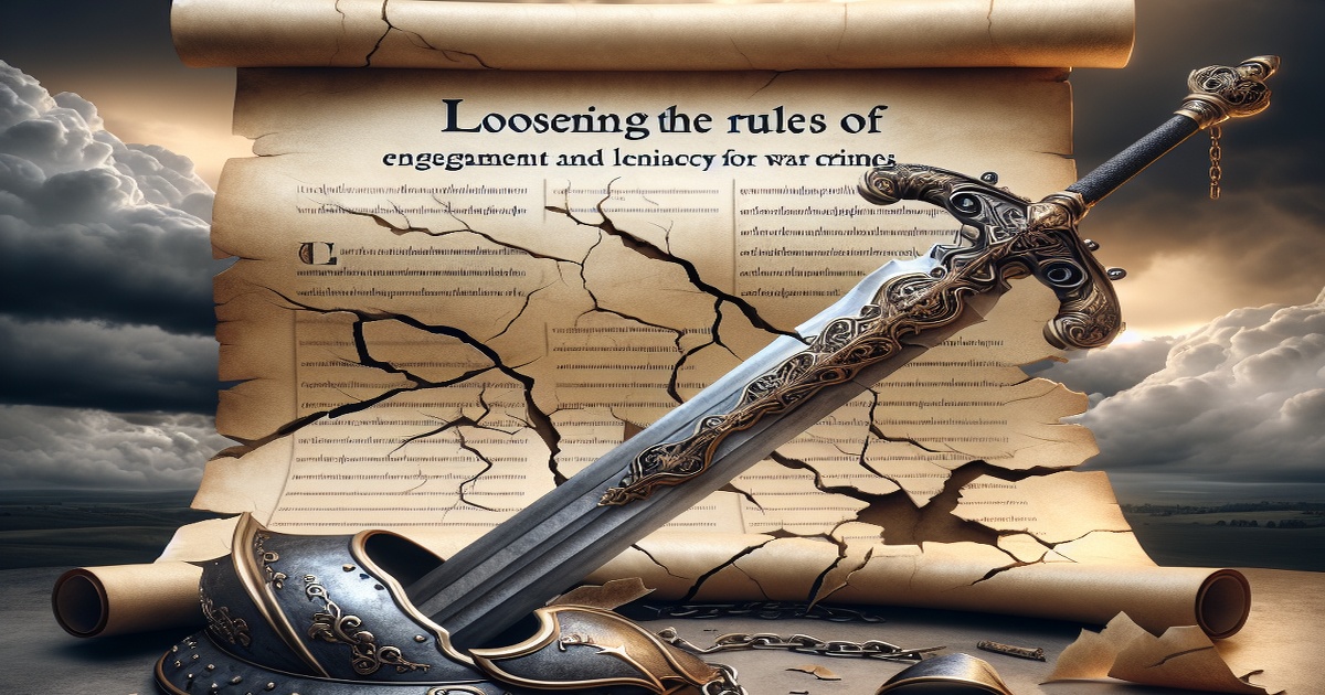 Main image to the post Loosening Rules of Engagement and Leniency for War Crimes