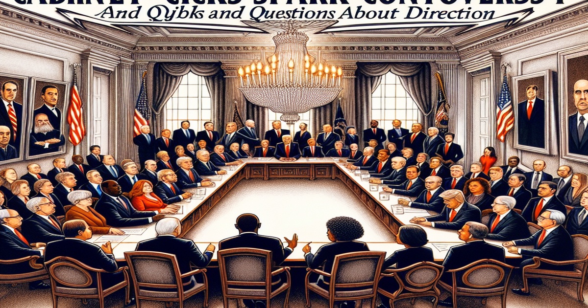 Main image to the post Trump’s Cabinet Picks Spark Controversy and Raise Questions About GOP Direction