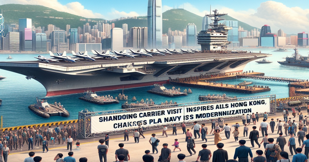 Main image to the post Shandong Carrier Visit Inspires Hong Kong, Showcases PLA Navy's Modernization