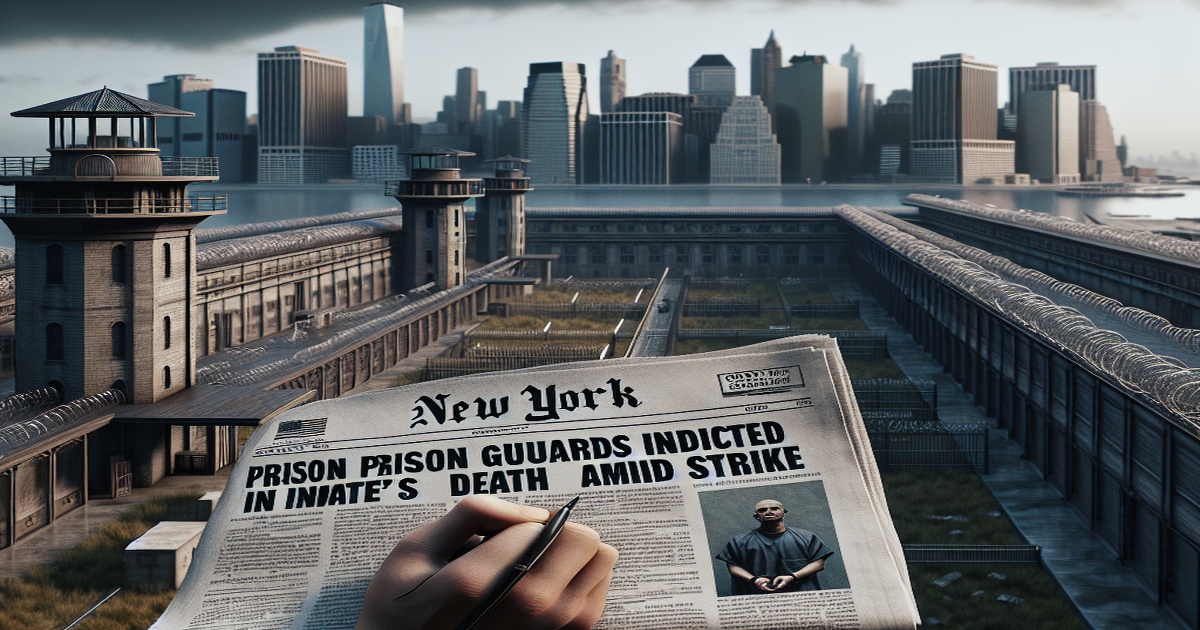 Main image to the post New York Prison Guards Indicted in Inmate's Death Amid Strike