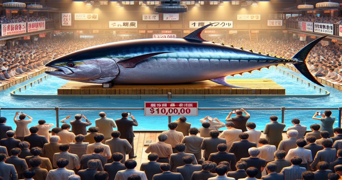Main image to the post $1.3 Million Bluefin Tuna Tops Tokyo Auction, Setting Second Highest Price Record