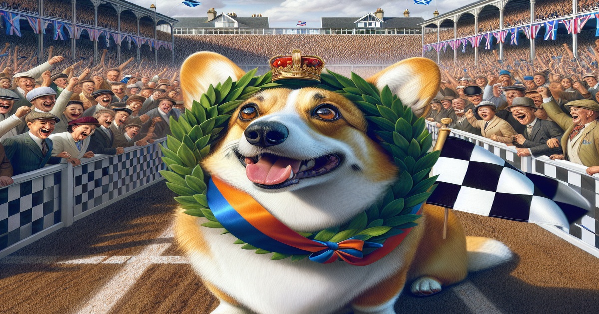Main image to the post Juno Crowned Champion at the Celebratory Corgi Derby in Scotland