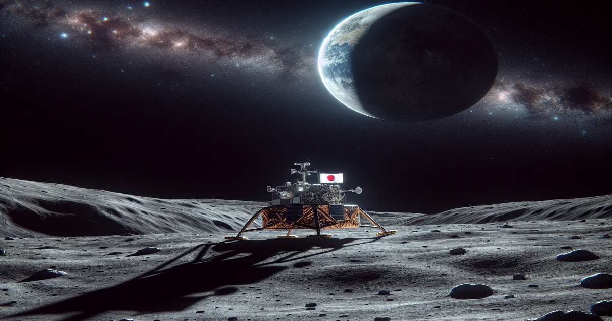 Main image to the post Japan's Lunar Lander SLIM Defies Odds, Survives Third Lunar Night, and Continues Exploration