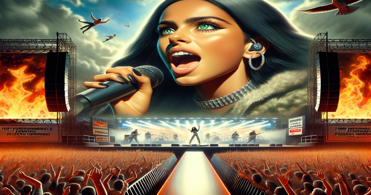 Main image to the post JADE's Fiery Performance at Glastonbury Shocks Viewers with Political Outcry