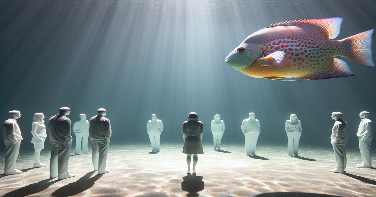 Main image to the post Lonely Sunfish Finds Solace in Human Cutouts at Japanese Aquarium