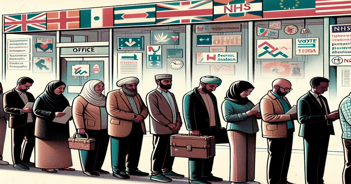 Main image to the post Immigration Concerns Fuel Shift in Labour Voter Sentiment, Impacting NHS and Political Landscape