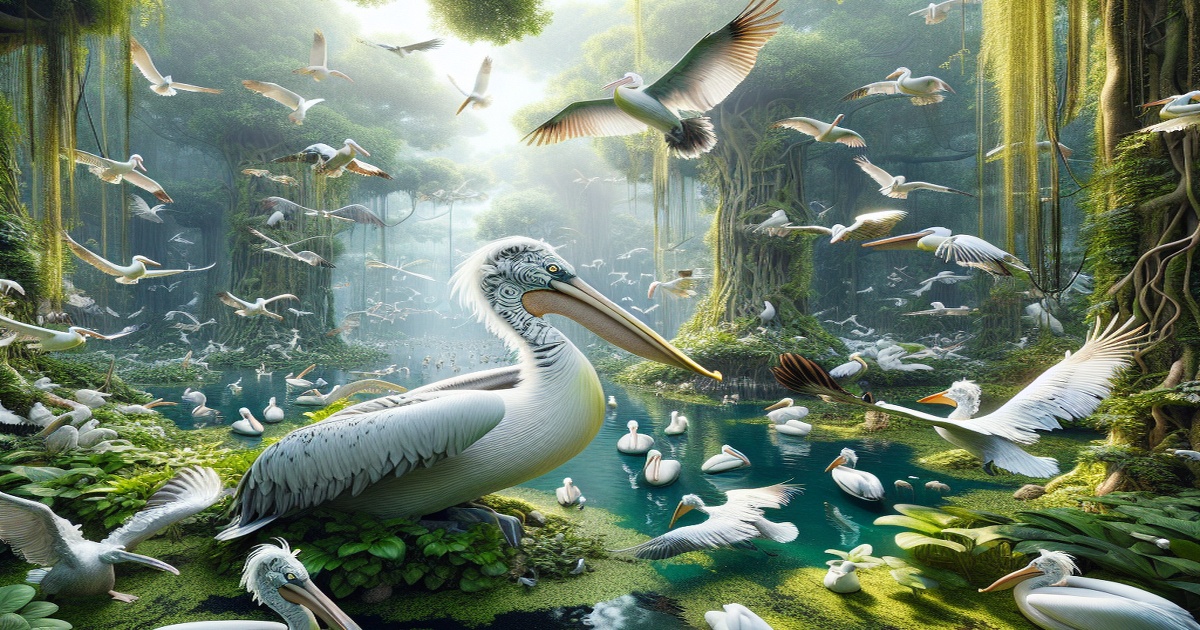 Main image to the post Dalmatian Pelican Surge at Shanghai Wetland Reserve