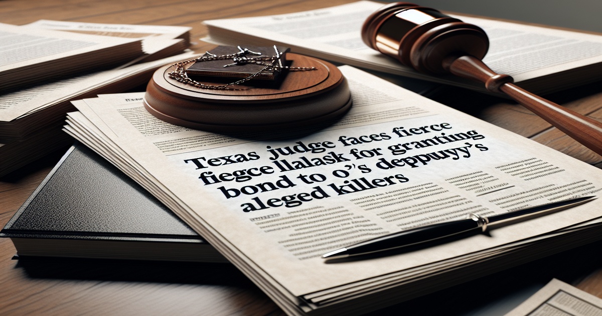Main image to the post Texas Judge Faces Fierce Backlash for Granting Bond to Deputy's Alleged Killers