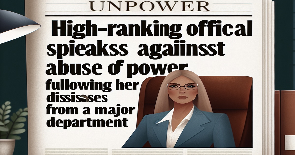Main image to the post Maurene Comey Speaks Out Against Abuse of Power Following Her Firing from the Justice Department