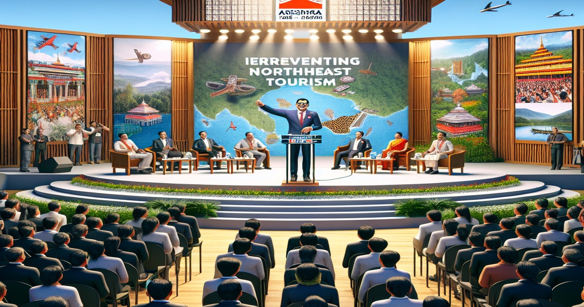 Main image to the post Assam CM Sarma Highlights Progress and Potential of Northeast Tourism at ITM 2023