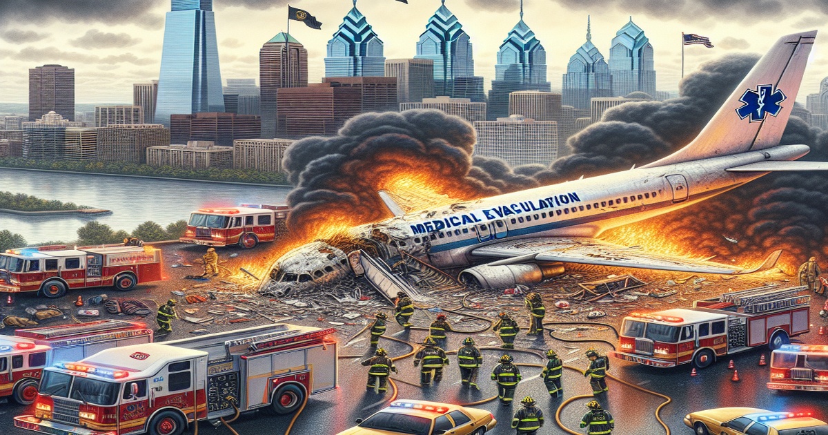Main image to the post At Least Seven Killed in Medevac Plane Crash in Philadelphia