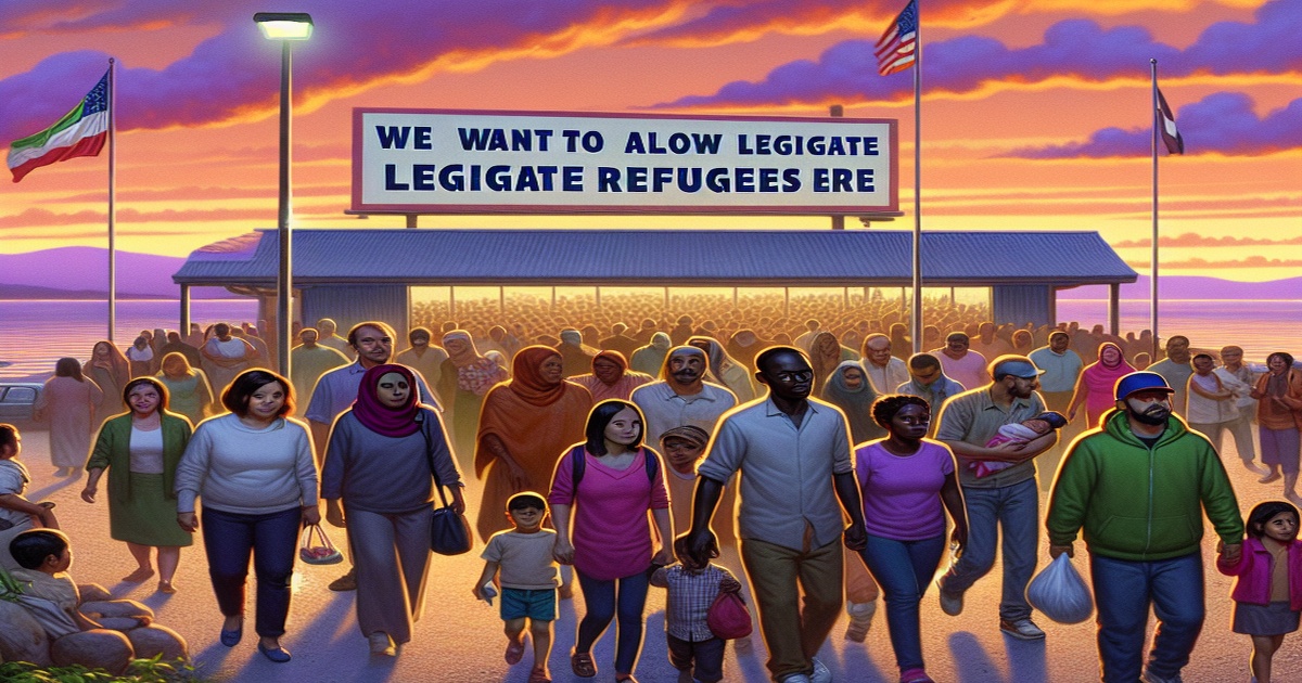 Main image to the post "We Want to Allow Legitimate Refugees to Come Here