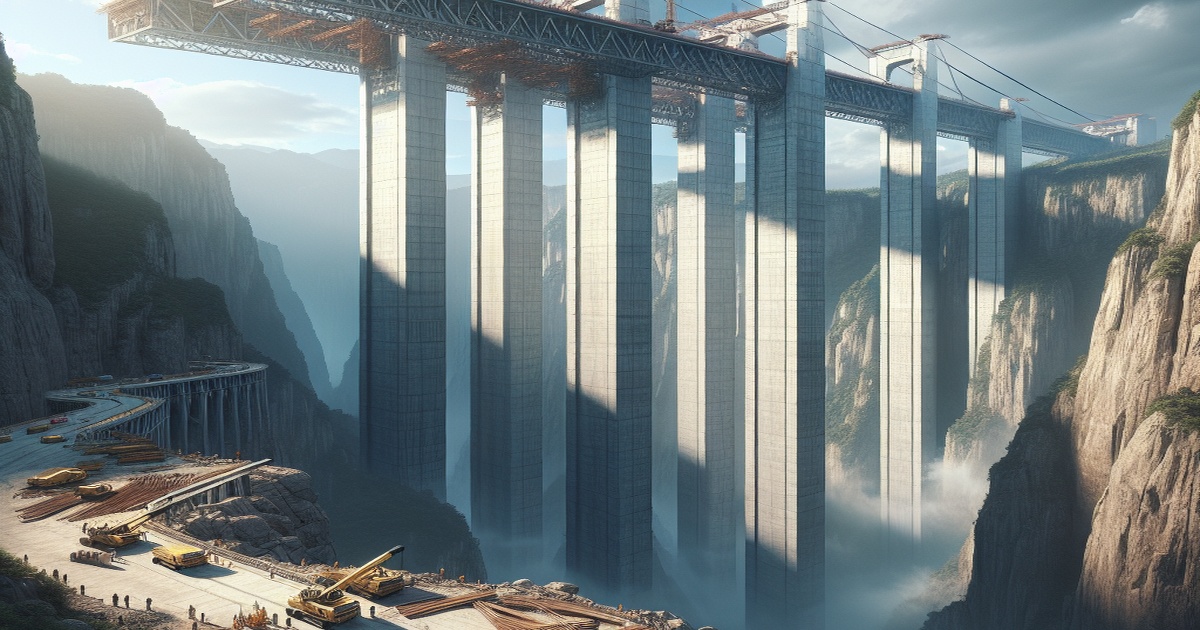 World's Highest Bridge Undergoes Crucial Load Test in China