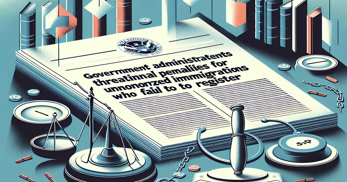 Main image to the post Trump Administration Threatens Criminal Penalties for Unauthorized Immigrants Who Fail to Register