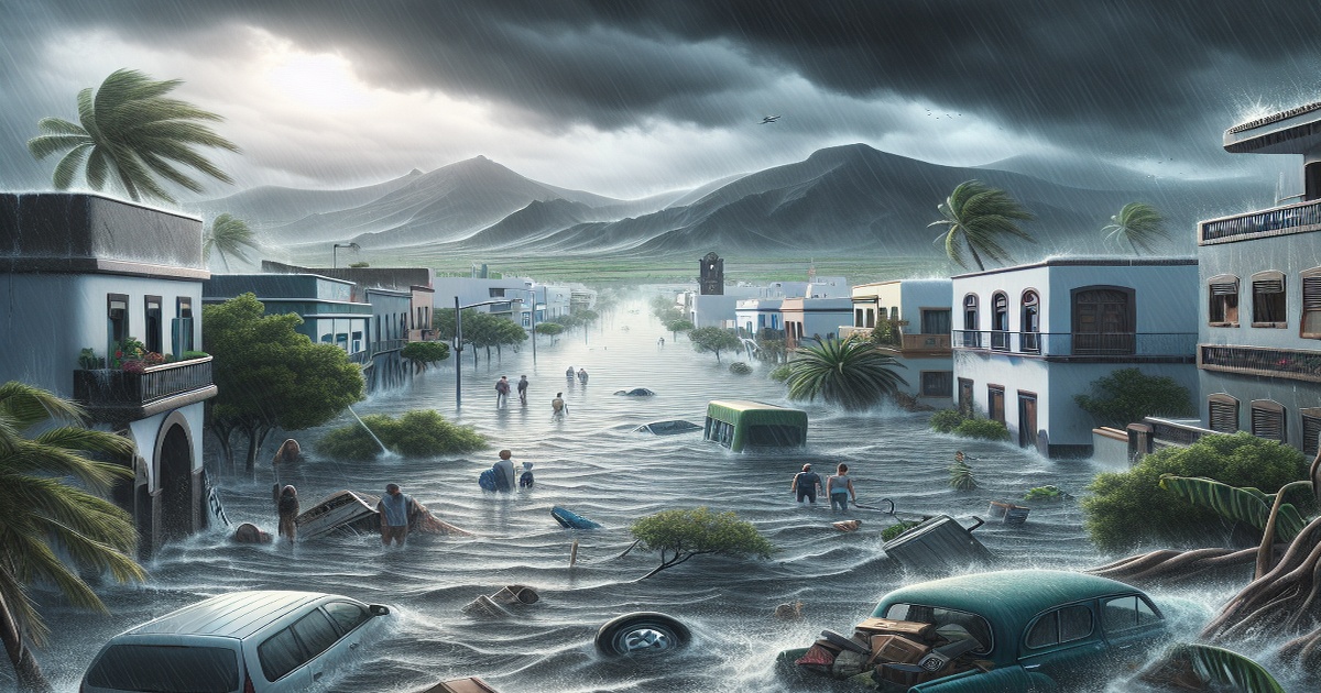 Main image to the post Lanzarote Grapples with Devastating Floods After Torrential Rainfall