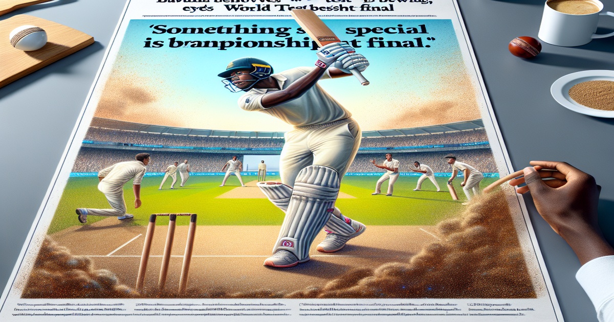 Main image to the post Bavuma Believes "Something Special" is Brewing, Eyes World Test Championship Final