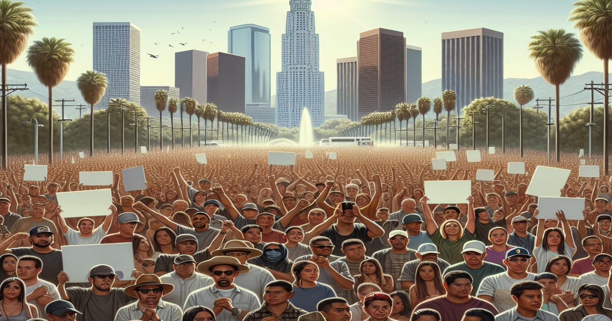 Main image to the post Poll Reveals Split Opinions on Los Angeles Protests Against ICE Raids