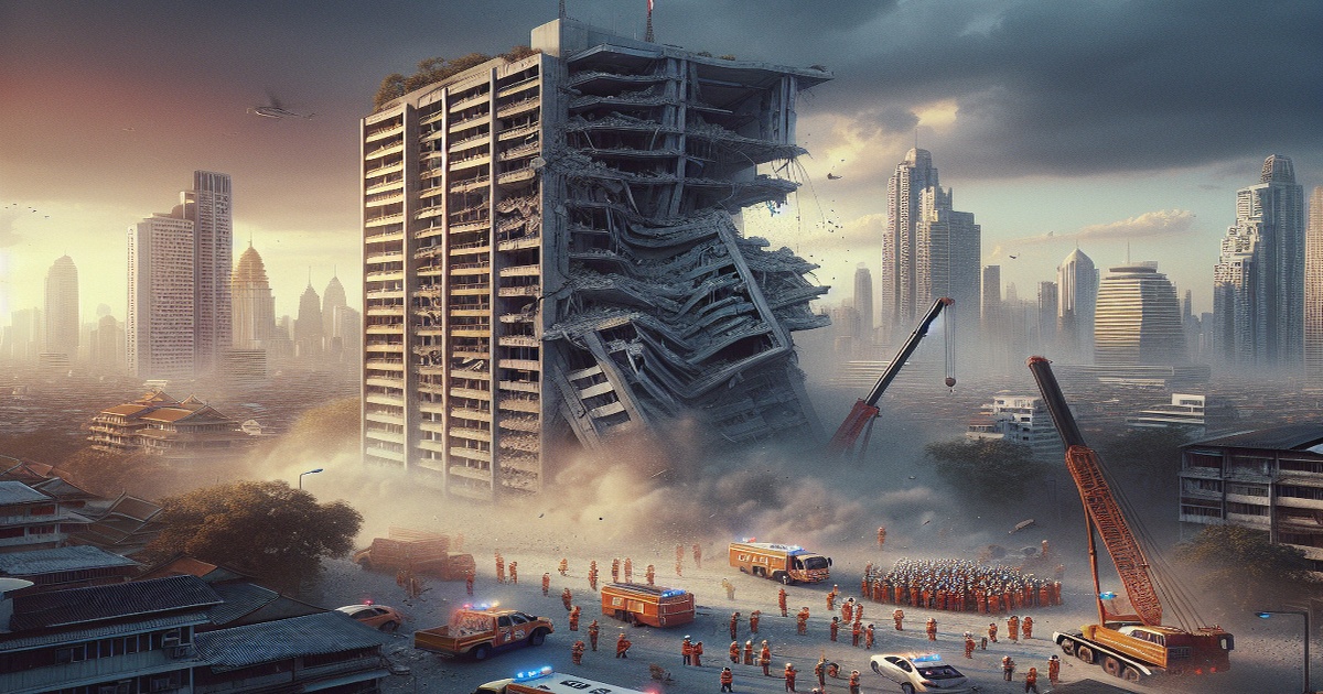 Main image to the post Investigation Launched Following High-Rise Collapse in Bangkok After Earthquake