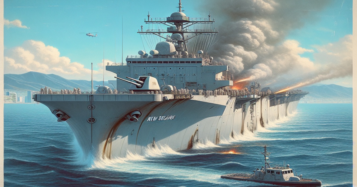 Main image to the post Fire Aboard USS New Orleans Extinguished Off Japan Coast