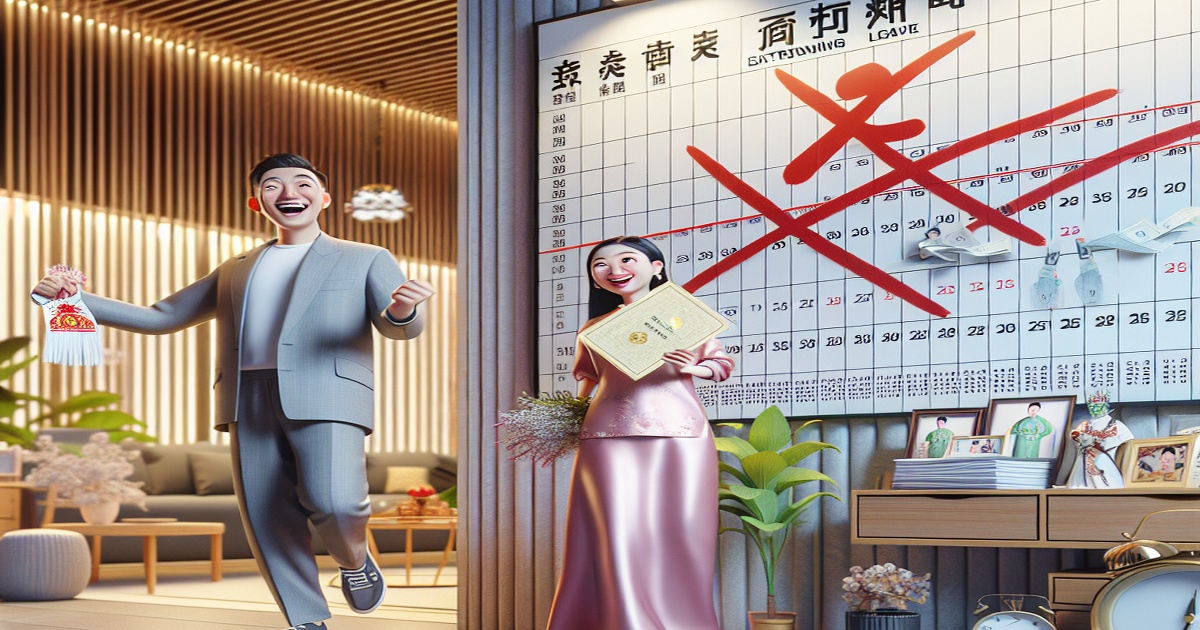 Main image to the post China's Provinces Extend Marriage Leave Amid Declining Marriage Rates