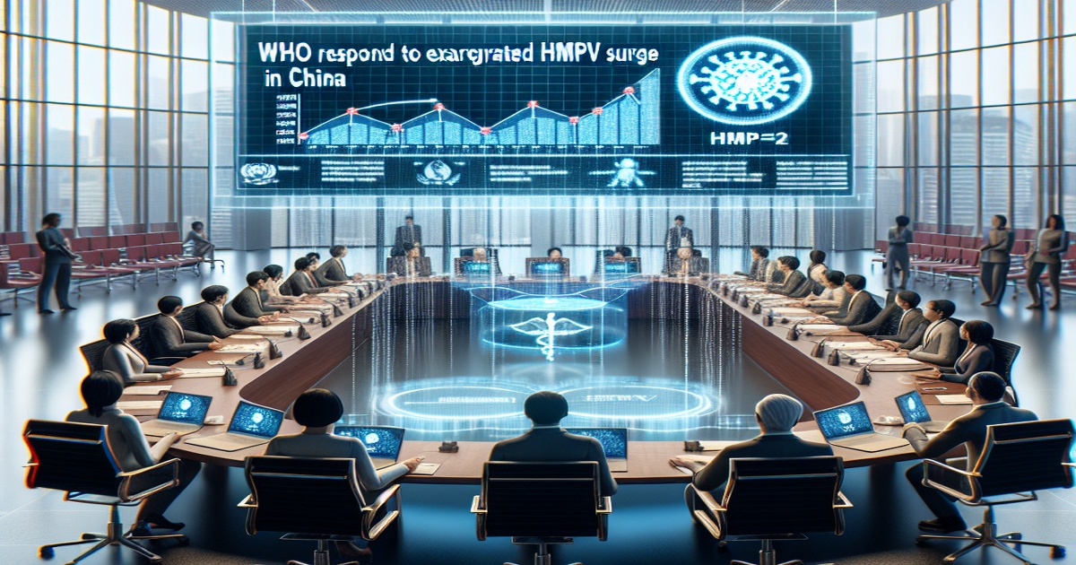 Main image to the post WHO Responds to Exaggerated Claims of HMPV Surge in China