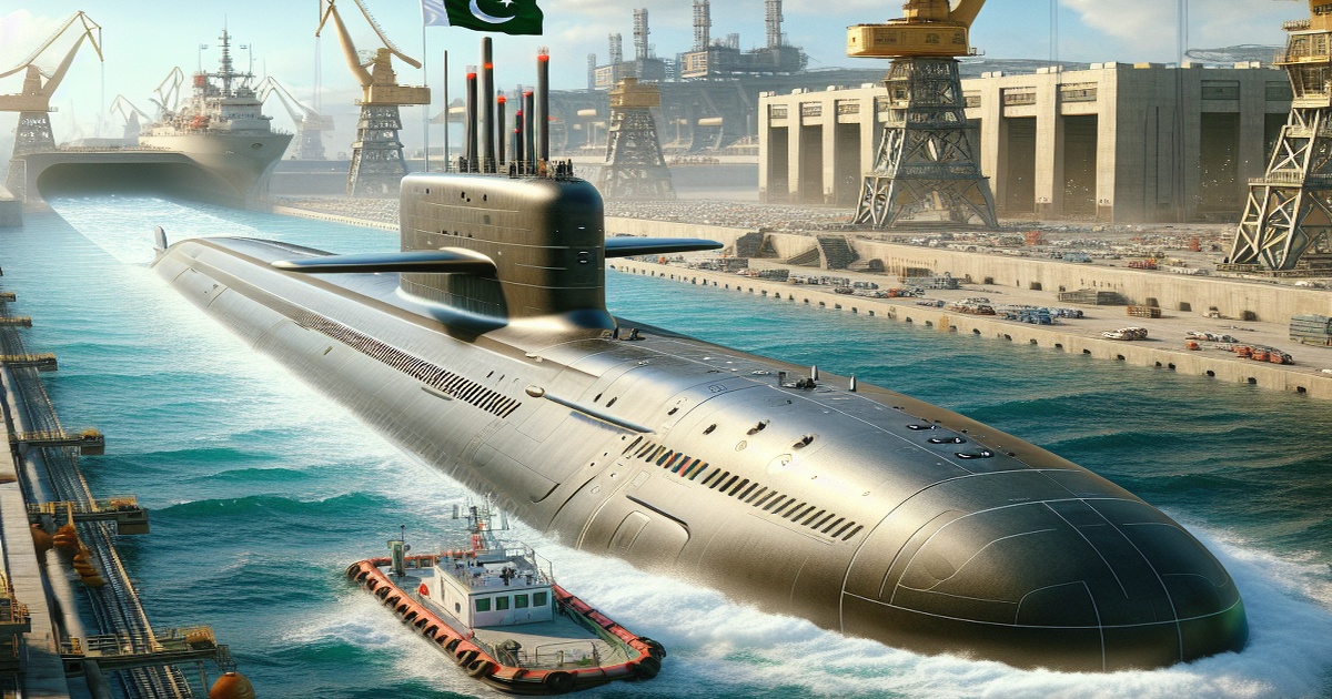 Main image to the post Pakistan Launches Second Hangor-Class Submarine in China, Strengthening Naval Capabilities