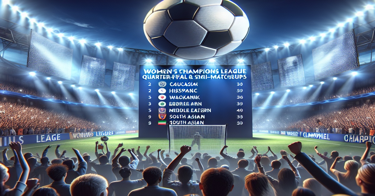 Main image to the post UEFA Women's Champions League Quarter-Final and Semi-Final Matchups Announced