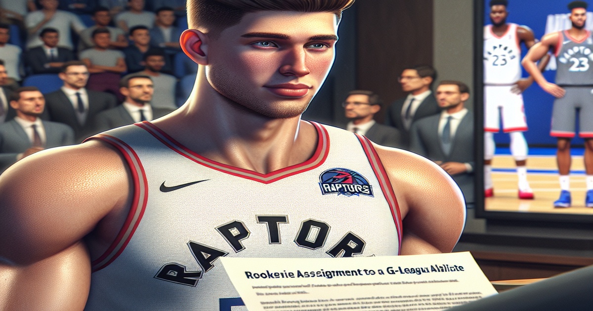 Main image to the post Raptors Assign Rookie Forward Jonathan Mogbo to G-League Affiliate