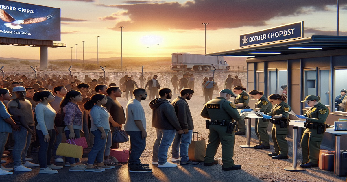 Main image to the post Border Crisis Takes Center Stage as Trump and Harris Clash Over Solutions
