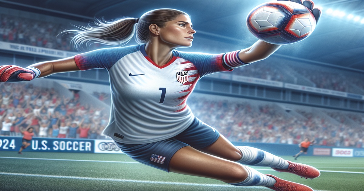 Main image to the post Alyssa Naeher Named 2024 U.S. Soccer Female Player of the Year