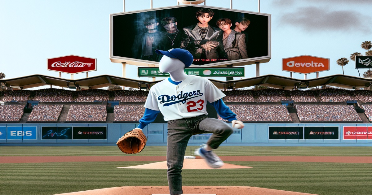 BTS's V Throws First Pitch at Dodgers Game, Prepares for New Album