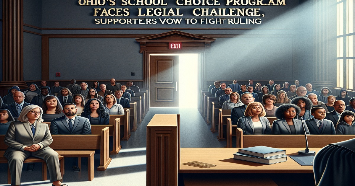 Main image to the post Ohio's School Choice Program Faces Legal Challenge, Supporters Vow to Fight Ruling