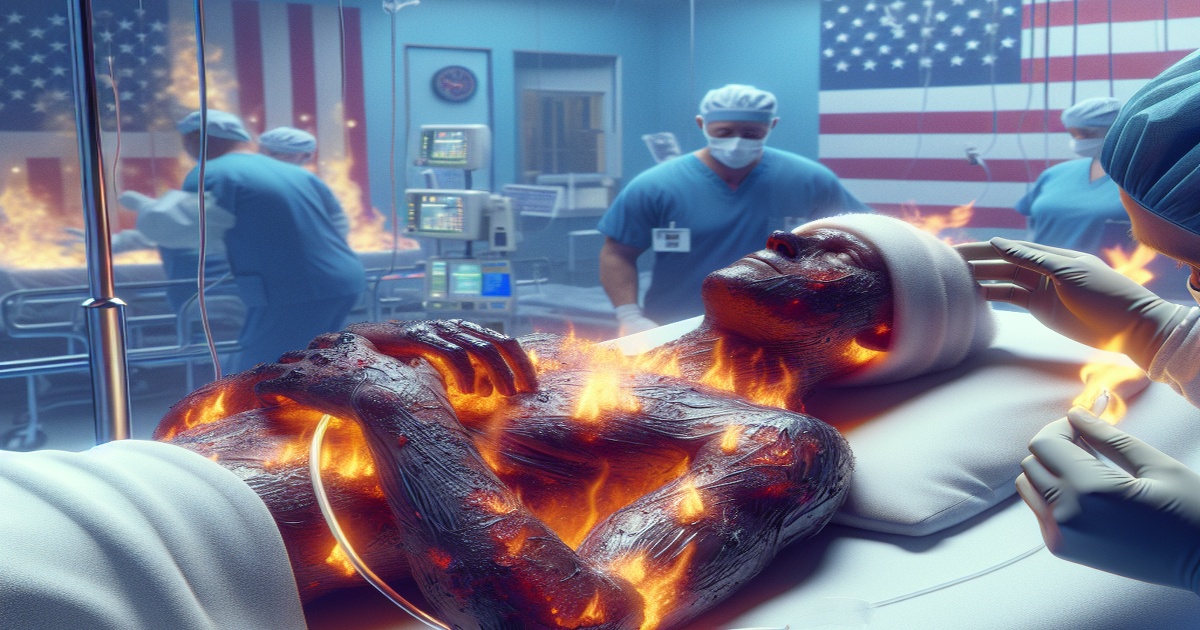 Main image to the post North Carolina Lt. Gov. Mark Robinson Hospitalized with Burns Amid Gubernatorial Bid Controversy