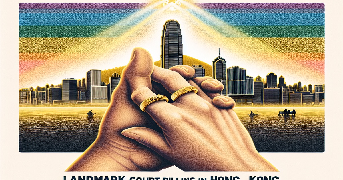 Main image to the post Landmark Court Ruling in Hong Kong Grants Equal Rights to Same-Sex Couples