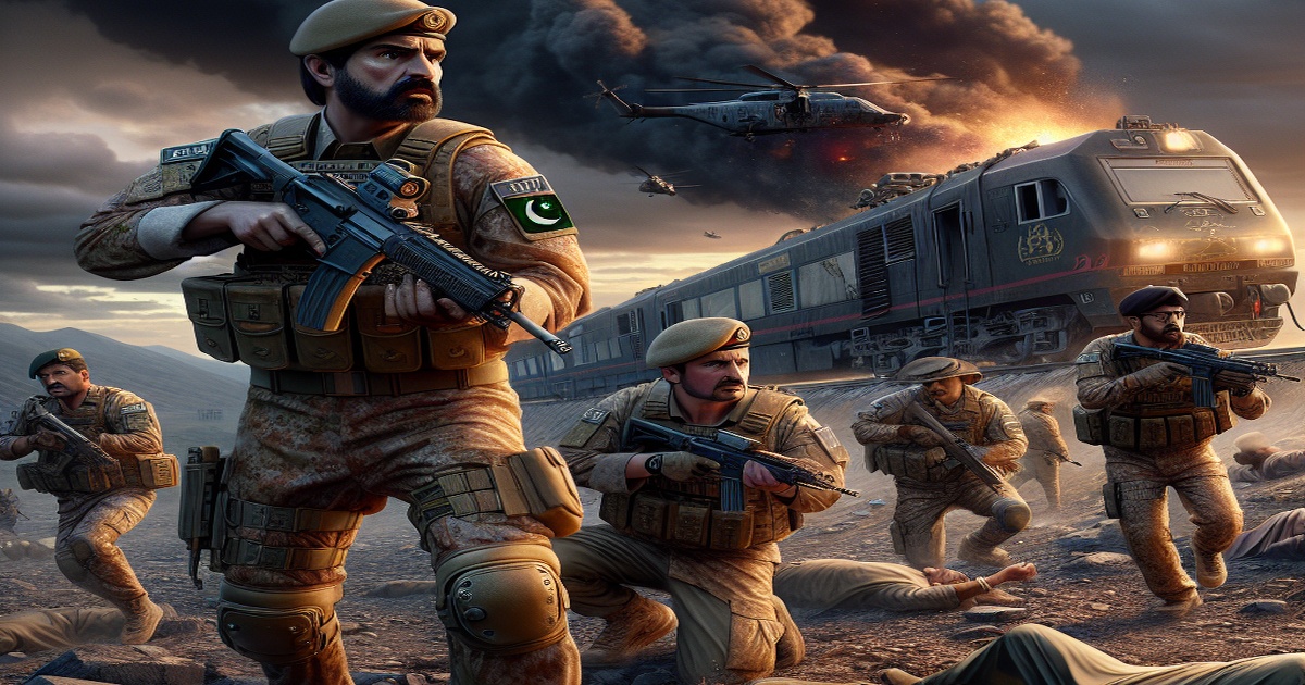 Main image to the post Pakistani Forces Free Train Hostages, Eliminate Separatist Militants in Daring Rescue Operation