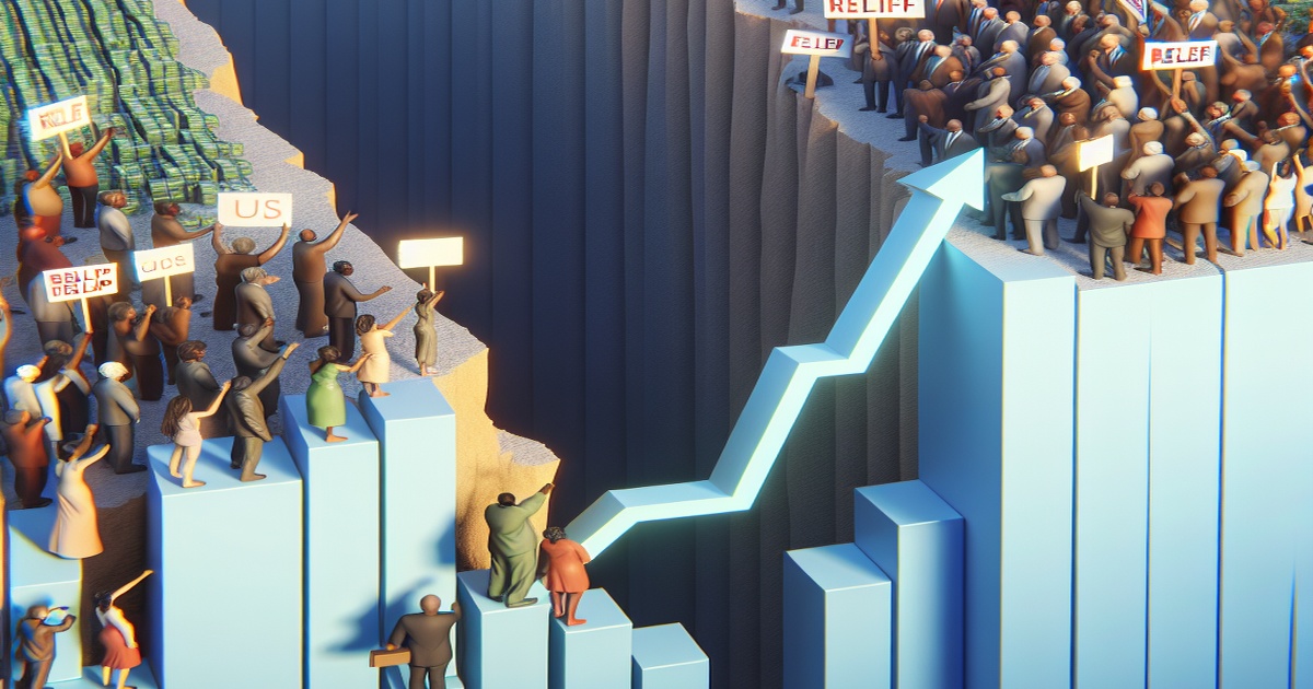 Main image to the post Trump-Era Economic Gains, Wealth Disparity, and the Call for Relief