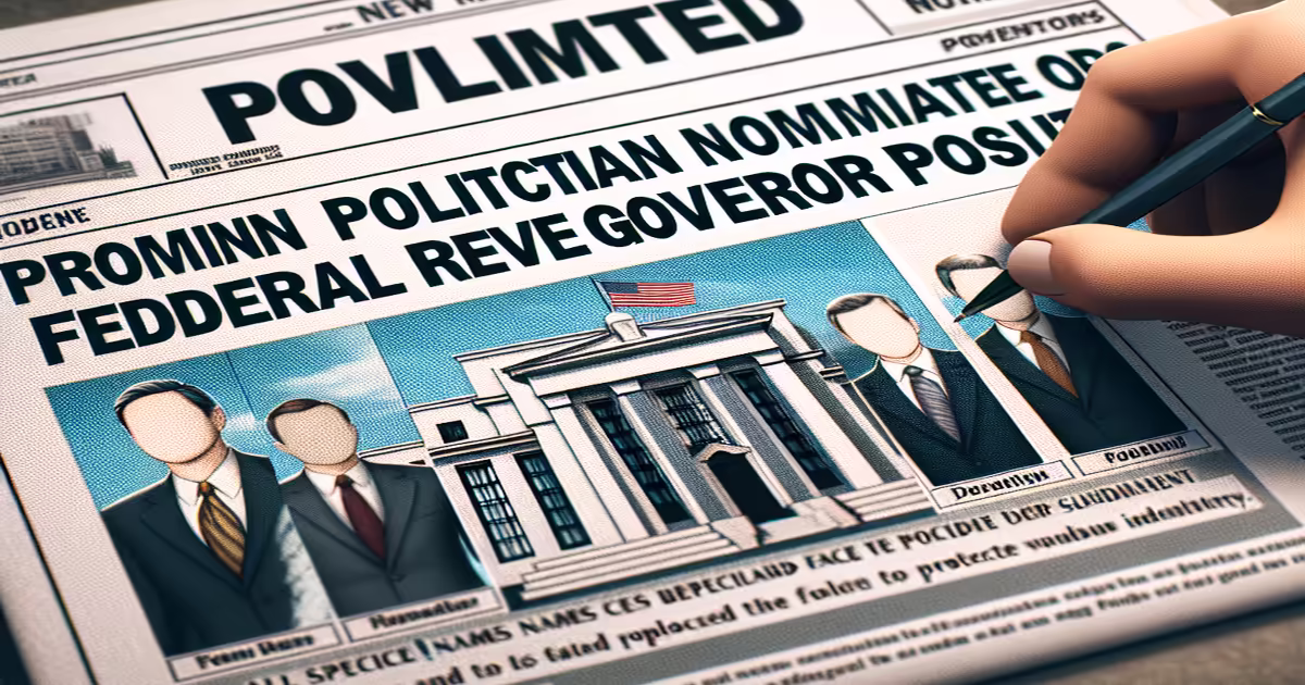 Trump Nominates Stephen Miran for Federal Reserve Governor Position