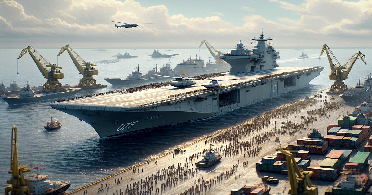 Main image to the post PLA Navy's Type 075 Amphibious Assault Ship Makes Historic First Foreign Stop in Indonesia