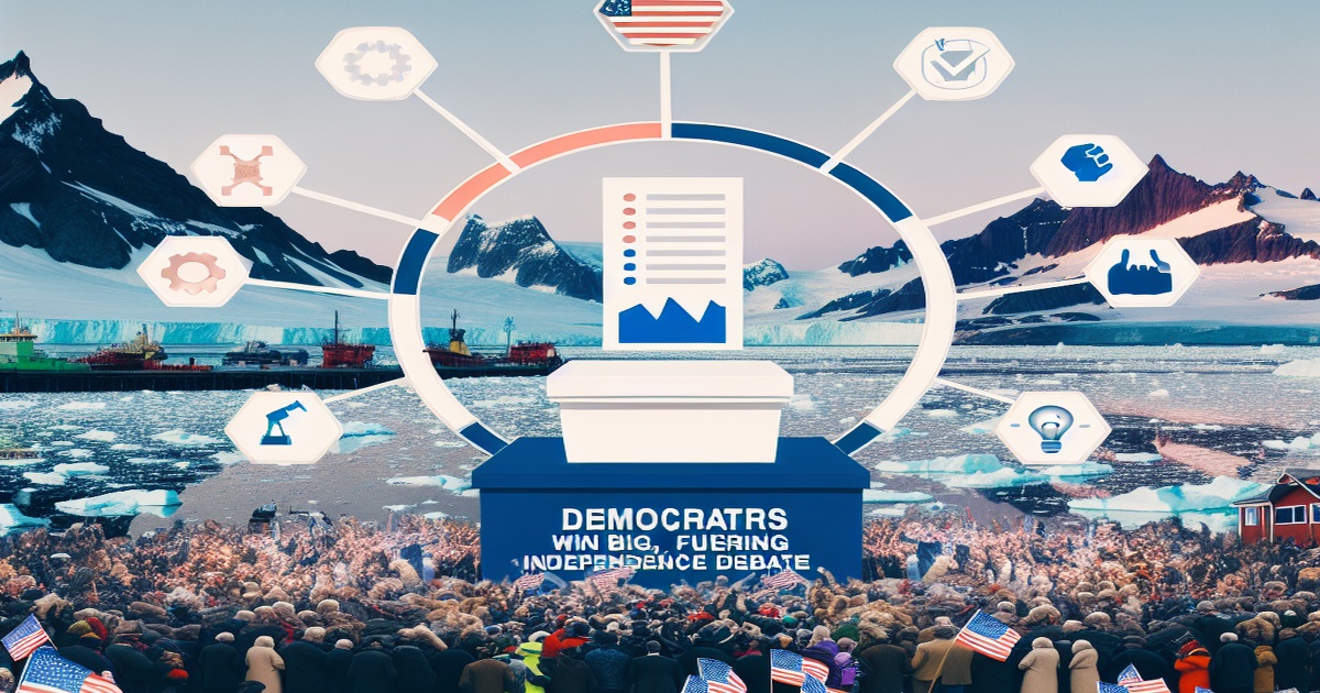Main image to the post Greenland's Democrats Win Big, Fueling Independence Debate
