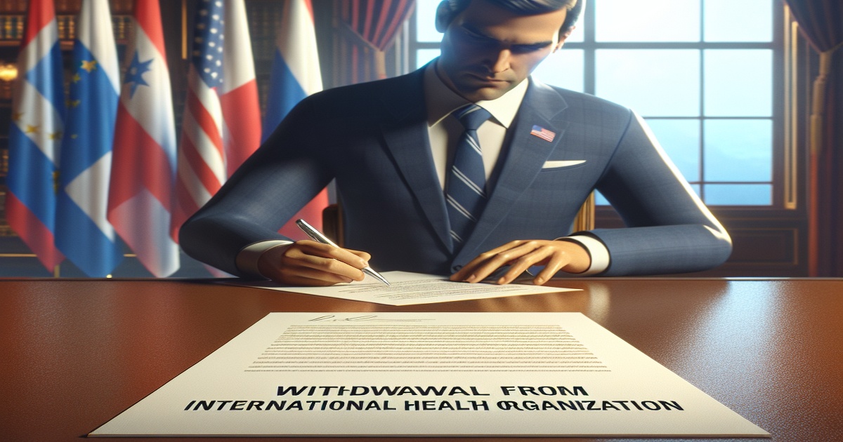 Main image to the post Trump Signs Executive Order to Withdraw US from WHO