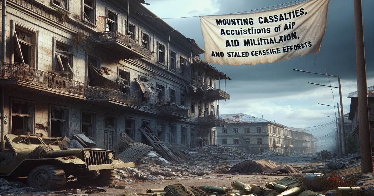 Main image to the post Mounting Casualties, Accusations of Aid Militarization, and Stalled Ceasefire Efforts