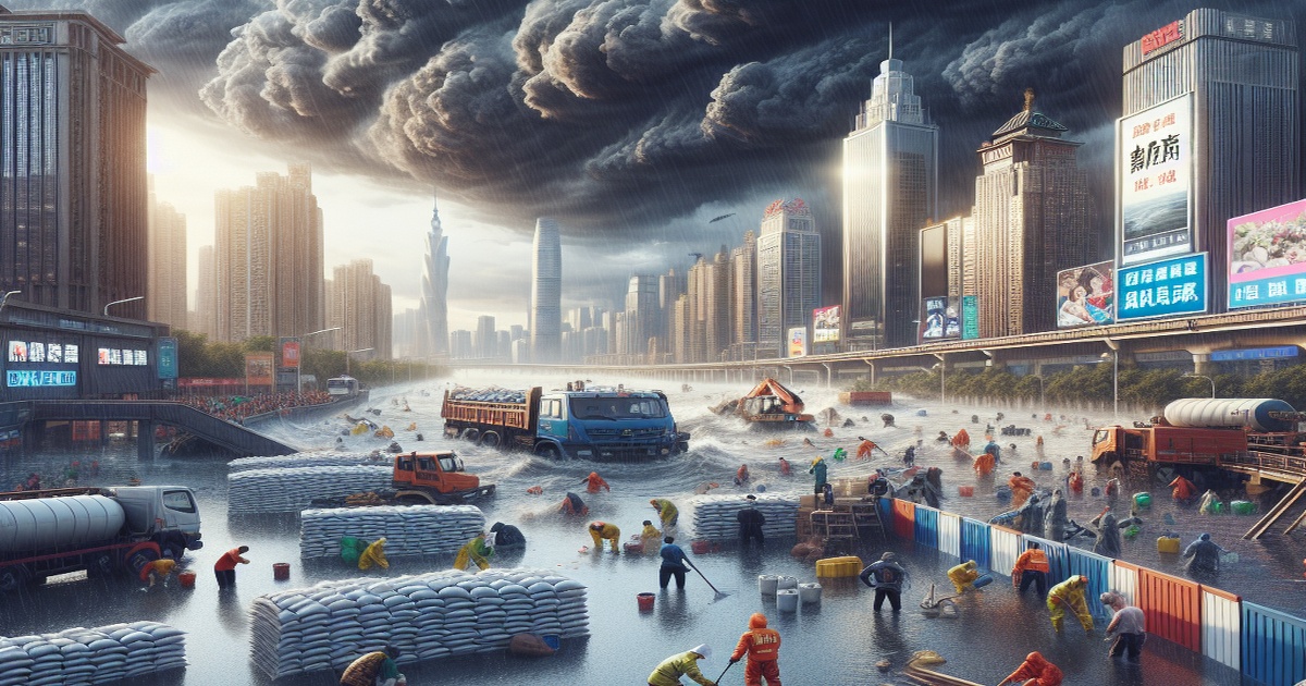 Main image to the post China Issues Rainstorm Alerts, Prepares for Flooding Amid Climate Concerns