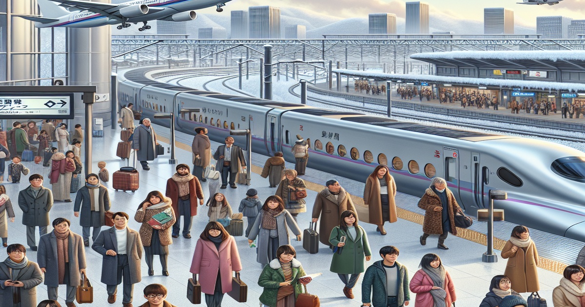 Main image to the post Holiday Travel Demand Drives Surge in Shinkansen and Air Travel in Japan