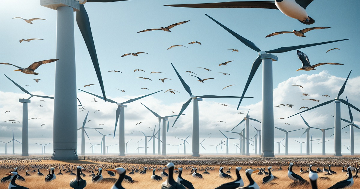Main image to the post Wind Turbine Blades Could Be Painted Black to Save Seabirds